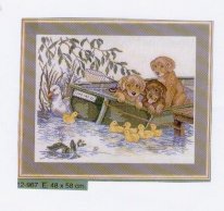 Puppies in the boat (Eva Rosenstand)