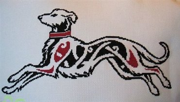 Борзая (авторская) стилизованая