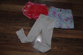 2 штуки шорты+лосинки-110-400