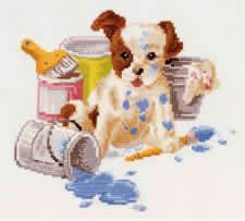 щенок-художник