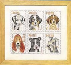 собачки на марках