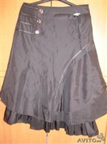 Новая черная юбка 46-48