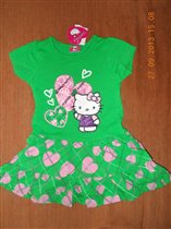 Новое платье с Китти, на рост 110