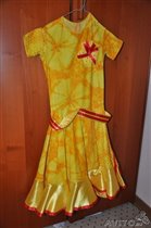 Платье для бальных танцев с нашивками