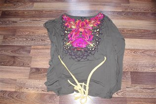 Miss Sixty-44/48-клевая маечка с  пояском-600