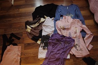 майки с длинным рукавом,водолазки-44 размер по 400