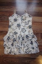 сарафан трикотажное кружево-44 размер-500