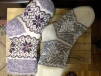 Носки из шерсти овечки