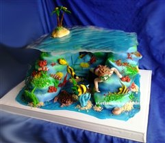 Торт Подводный мир