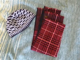 шапочка шерсть и шарф