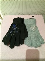женские перчатки (чёрных нет)