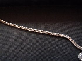 браслет серебро толстый 750р