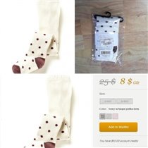 Детские колготки Petit Confection Polka Dot Tights