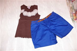 рост 122 шорты+майка-400 рублей