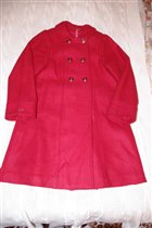 пальто майораль-красное-122-900