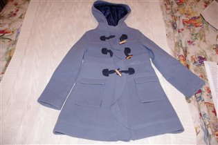 очень крутое пальто с капюшоном-Италия-128-1500