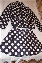 Монклер-куртка и утепленная юбка-р3-5500