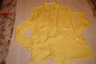 шелк зара блузка-Л-1500