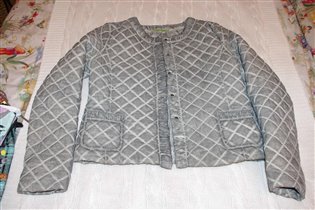 стеганая куртка жакет красивый очень цвет-Л-1500