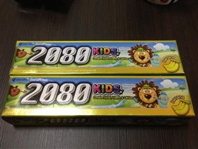 Корейская детская зубная паста банан  125руб