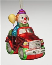 Клоун в красном авто, 10см, 380р.