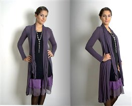 Оригинальное платье с накидкой 44/46р