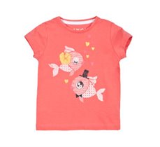 Футболка с коротким рукавом для девочек (3I2419)