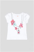 Футболка с коротким рукавом для девочек (3I2452)