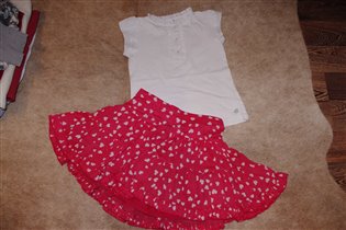 маечка+юбка мим пи-122-400