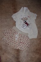 Руба куори юбочка+толстовочка-122-500