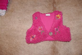 меховая жилеточка-110-250