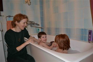 первое купание