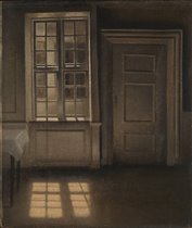 Vilhelm Hammershoi - Interior, Sunlight on the 