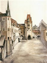 Albrecht Durer - Courtyard of the Former Castle