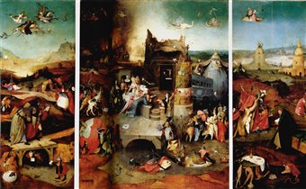 Hieronymus Bosch - Temptation of St Anthony 1490