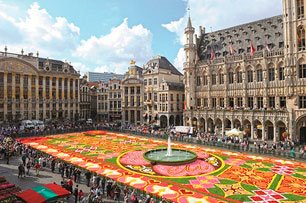 Цветочный ковер в Брюсселе
