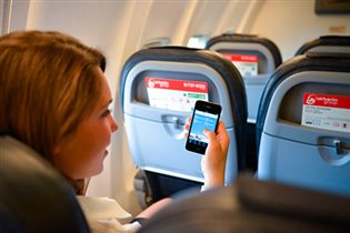 На рейсах airberlin можно пользоваться смартфонами и планшетами во время взлета и посадки