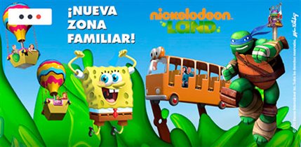 Черепашки-ниндзя и Губка Боб приглашают в развлекательный комплекс Nickelodeon Land в Мадриде!