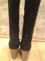 Сапоги Ecco новые. нубук. осень-весна. р.40. 7500р