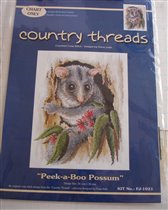 Country Threads 'Peek-a-Boo Possum' 