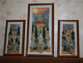 Тосканский триптих оформлено
