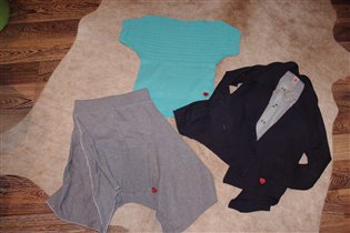 фракомина трикотаж вязаный стильно-3 вещи-128-1500