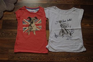 2 футболки-122-300