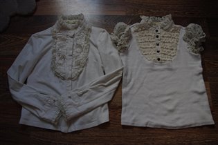 две блузки для школы маленькая леди-128-400