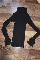 водолазка лапша черная италия-44-500