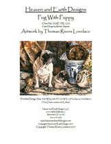 мопс со щенком от хаед