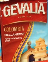 Молотый кофе GEVALIA COLOMBIA Mellanrost, 450 гр