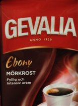 Молотый кофе Gevalia Ebony 450гр
