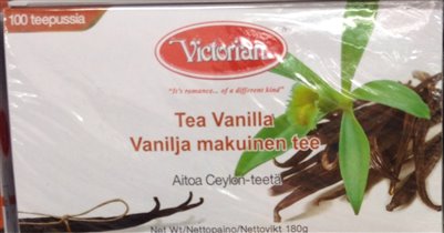 Чай 'VICTORIAN' цейлонский с ванилью (100пак)