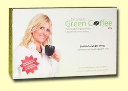 Кофе зеленый Slimmers для похудения 14пак
